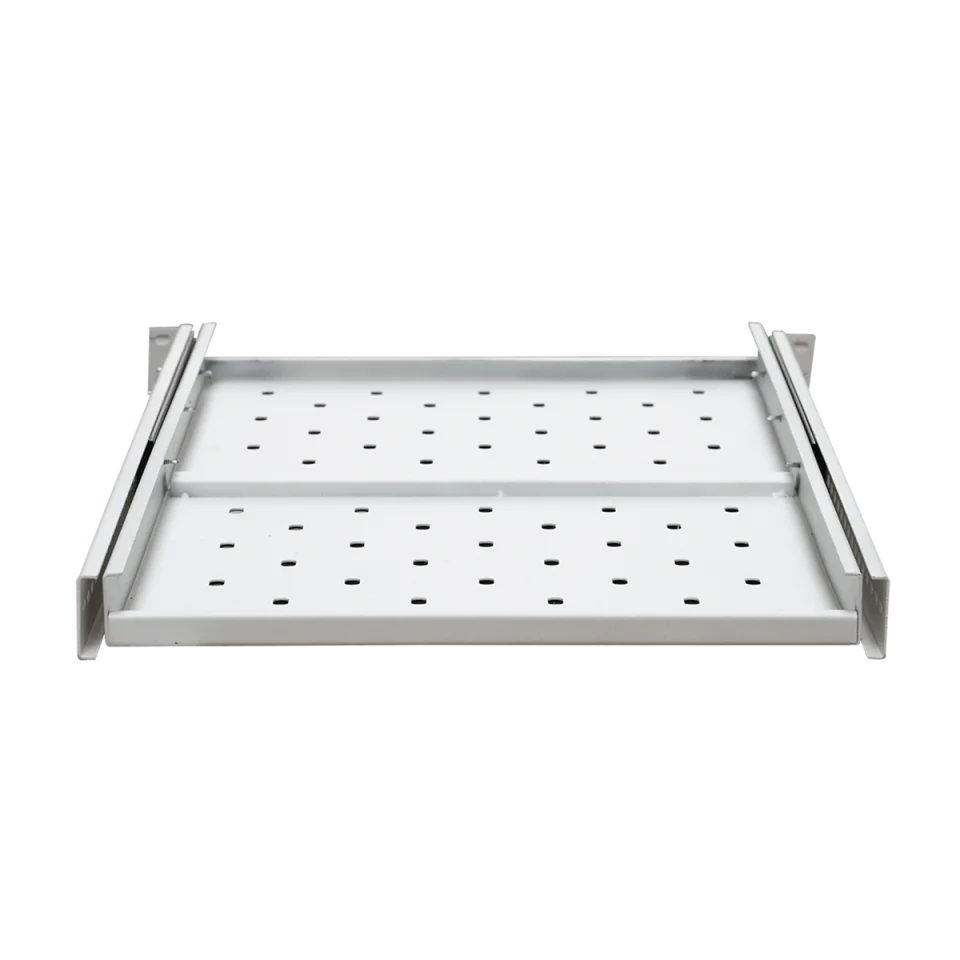 Ảnh chụp khay tủ rack màu trắng 1UD1000 Maxtel