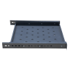 Ảnh chụp khay trượt tủ rack 1uD600 Maxtel màu đen