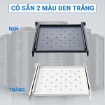 Khay trượt tủ rack 1UD600 Maxtel có tùy chọn màu sắc đen hoặc trắng