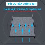 Thiết kế lỗ thoát nhiệt trên khay trượt 1uD1000 Maxtel