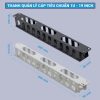 Các thông số kích thước thanh quản lý cáp 1U chuẩn 19inch