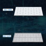 Ảnh chụp mặt trên, mặt dưới khay cố định tủ rack 1UD1000 Maxtel