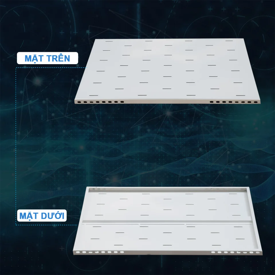 Ảnh chụp mặt trước, mặt sau khay cố định 1UD800 Maxtel