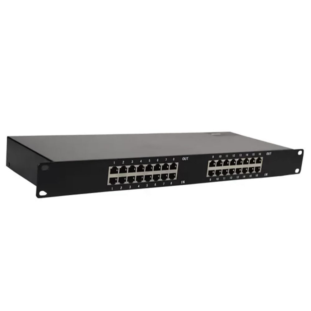 Switch Chống Sét Bảo vệ 16 Cổng Mạng RJ45 100M HDtec (1)