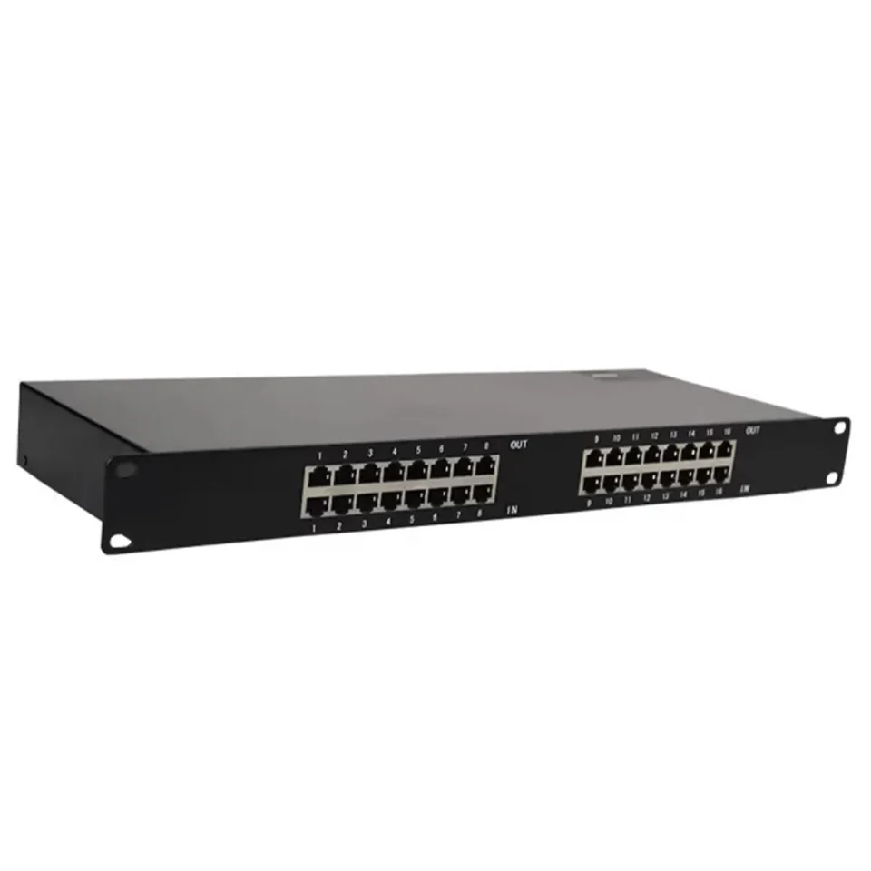 Switch Chống Sét Bảo vệ 16 Cổng Mạng RJ45 100M HDtec (1)