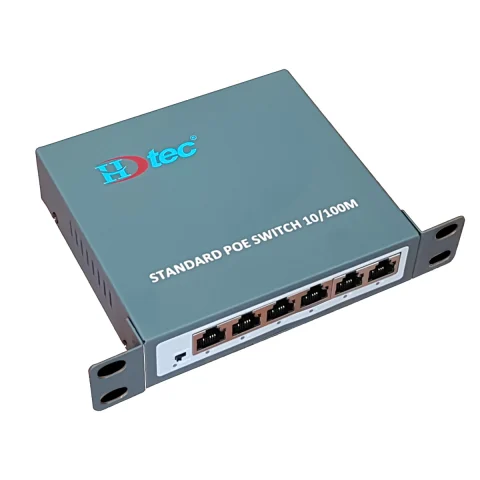 Switch PoE HDTec với 4 cổng PoE