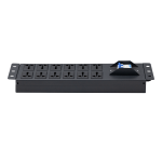 Thanh nguồn PDU 12 ổ có át Maxtel có 2 tùy chọn màu sắc trắng hoặc đen