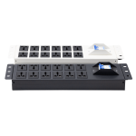 Thanh nguồn PDU 12 ổ Maxtel đa dạng màu sắc