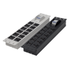 Thanh nguồn PDU 12 ổ có át Maxtel có 2 tùy chọn màu sắc trắng hoặc đen