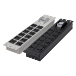 Thanh nguồn PDU 12 ổ có át Maxtel có 2 tùy chọn màu sắc trắng hoặc đen
