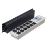Thanh nguồn PDU 12 ổ có át Maxtel có 2 tùy chọn màu sắc trắng hoặc đen