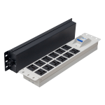 Thanh nguồn PDU 12 ổ có át Maxtel có 2 tùy chọn màu sắc trắng hoặc đen