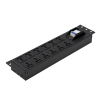 Ảnh chụp thanh nguồn PDU màu đen 12 ổ Maxtel có át