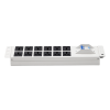 Ảnh chụp chi tiết thanh nguồn 12 ổ đa năng màu trắng Maxtel
