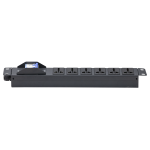 Ảnh chụp chi tiết thanh nguồn PDU 6 ổ đa năng Maxtel có át