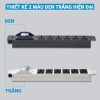 Thanh nguồn PDU 6 ổ Maxtel có hai tùy chọn màu sắc trắng và đen
