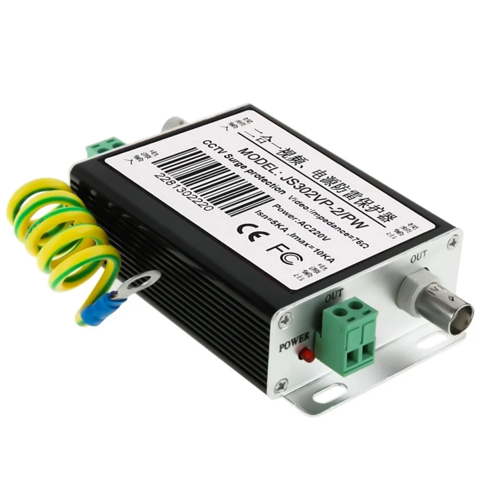 Thiết Bị Chống Sét 2 trong 1 Video (BNC)+ Nguồn JS302VP-2PW (4)