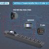 Thanh nguồn PDU 6 ổ 3 chấu có át