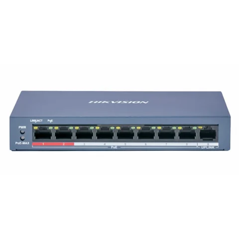 Switch POE Không Quản Lý 8 Cổng HIKVISION DS-3E0109P-E