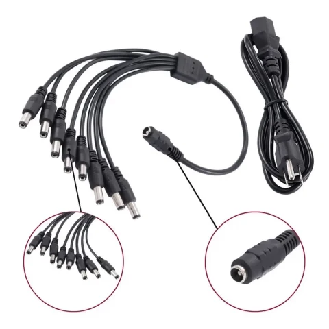 Đầu Nối Nguồn Camera 1 ra 8