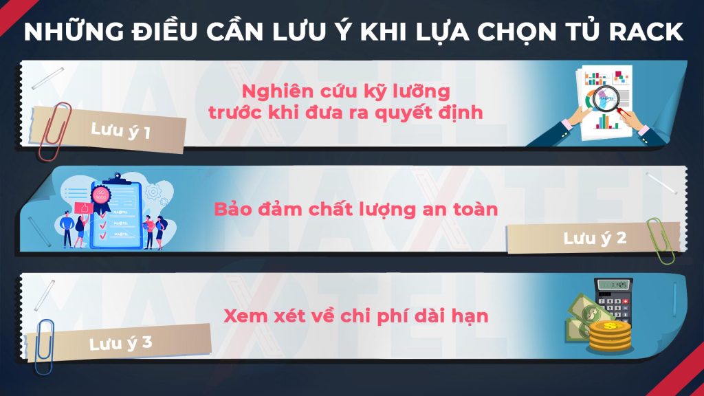Những lưu ý khi lựa chọn tủ rack