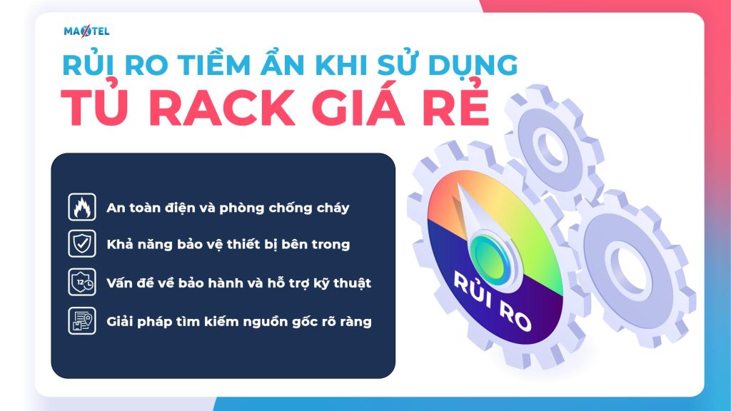 Rủi ro khi sử dụng tủ rack giá rẻ