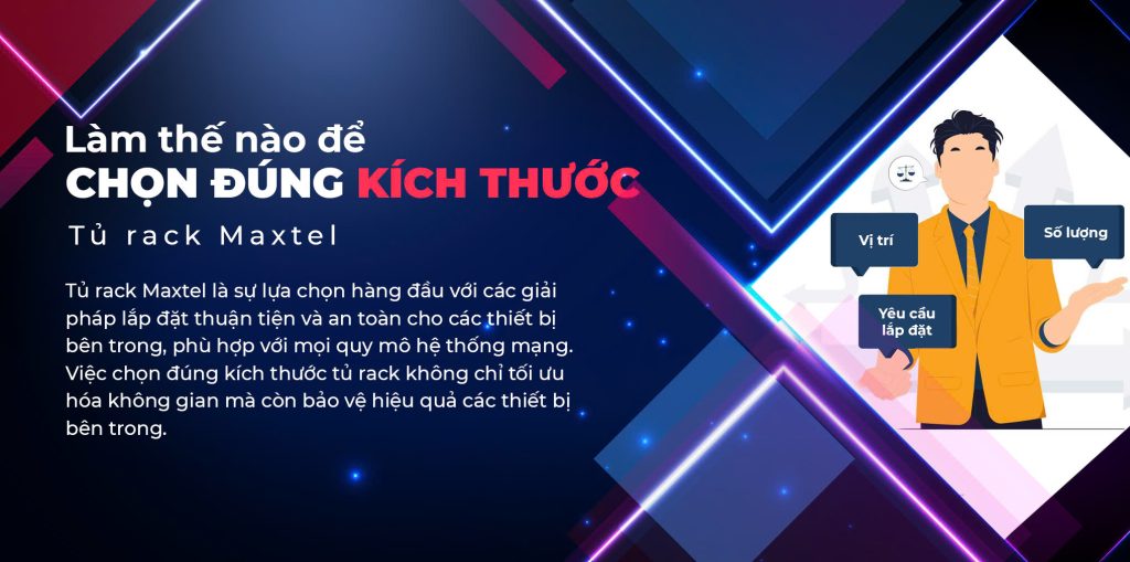 Làm thế nào để chọn đúng kích thước tủ rack Maxtel (2)