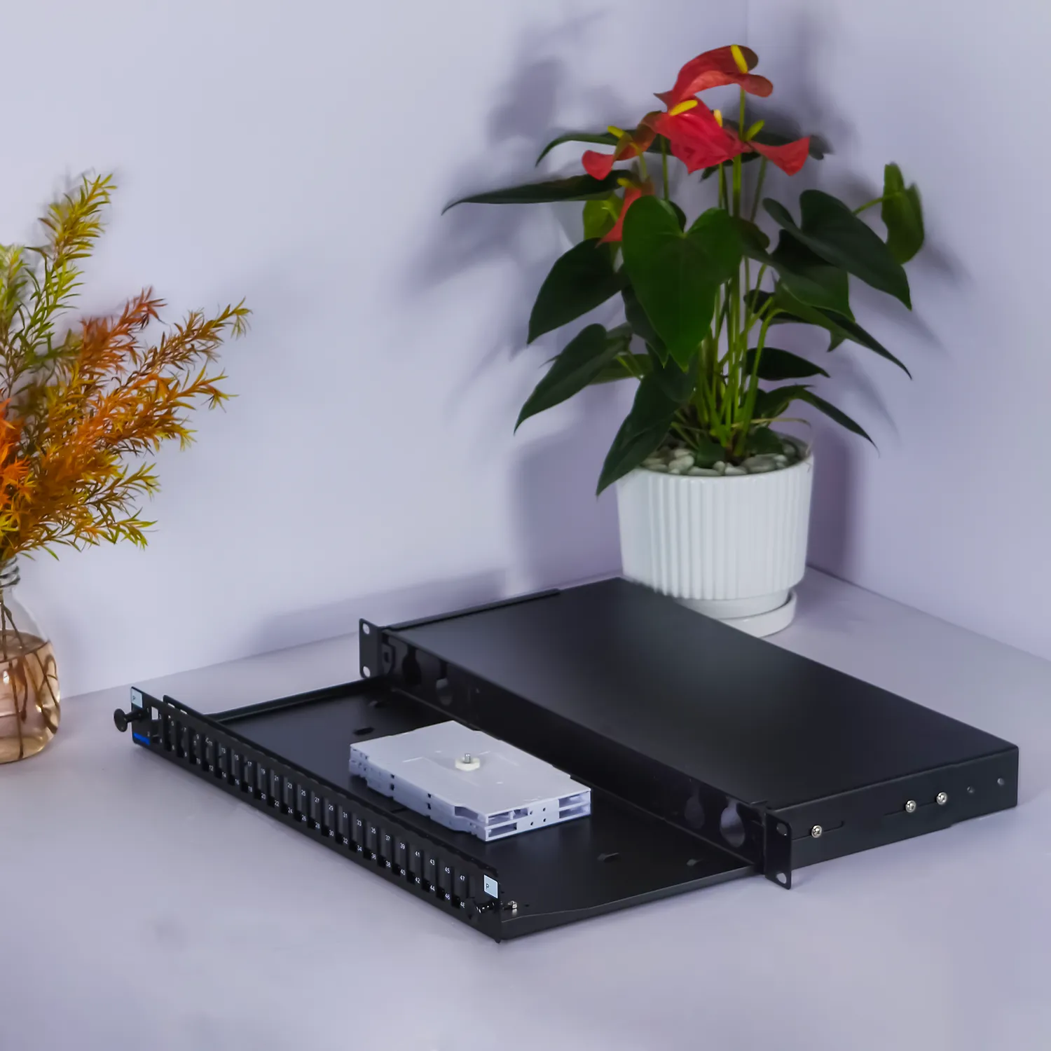 Hộp phối quang ODF 48Fo Maxtel Lắp Rack (4)
