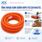 tính năng nổi bật ống nhựa gân xoắn HDPE Maxtel 175-230