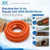 ứng dụng ống gân xoắn HDPE 200-260