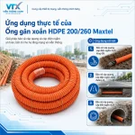ứng dụng ống gân xoắn HDPE 200-260