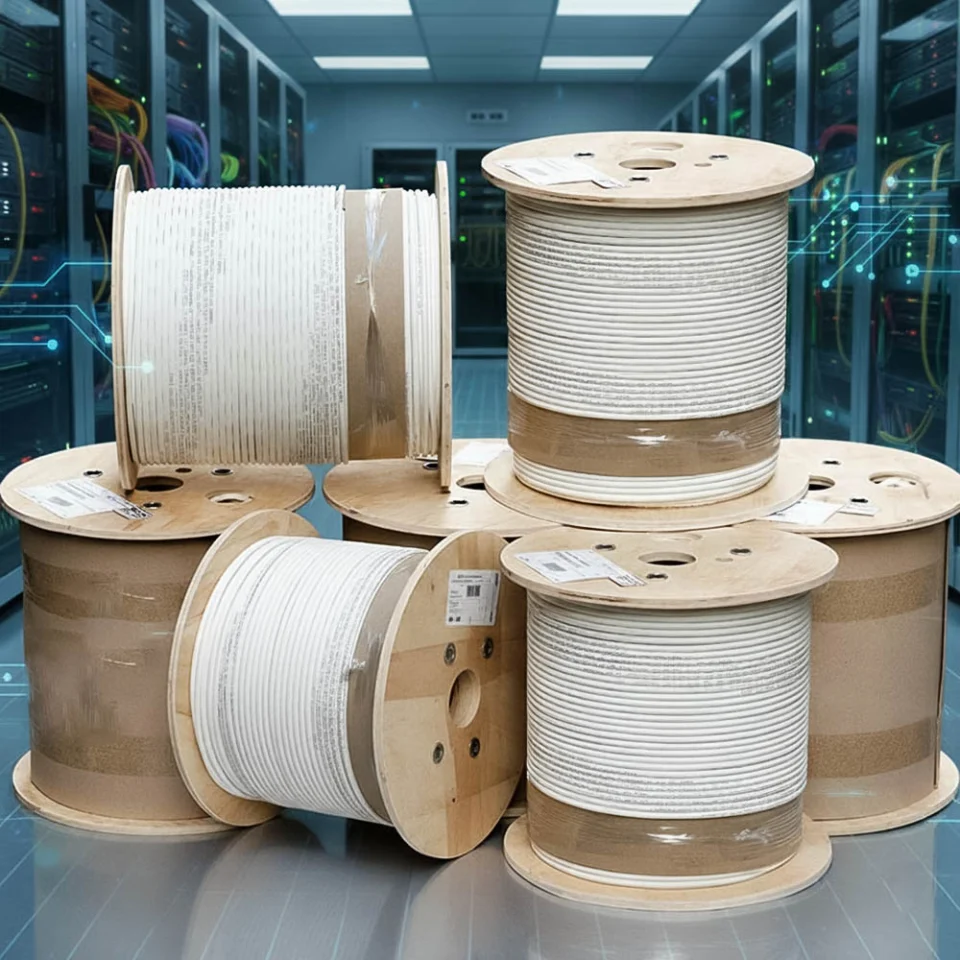 Cáp mạng LS CAT6A FTP 4 Pair FTP-A-C6G-E1VN-M 0.5X004P_WH
