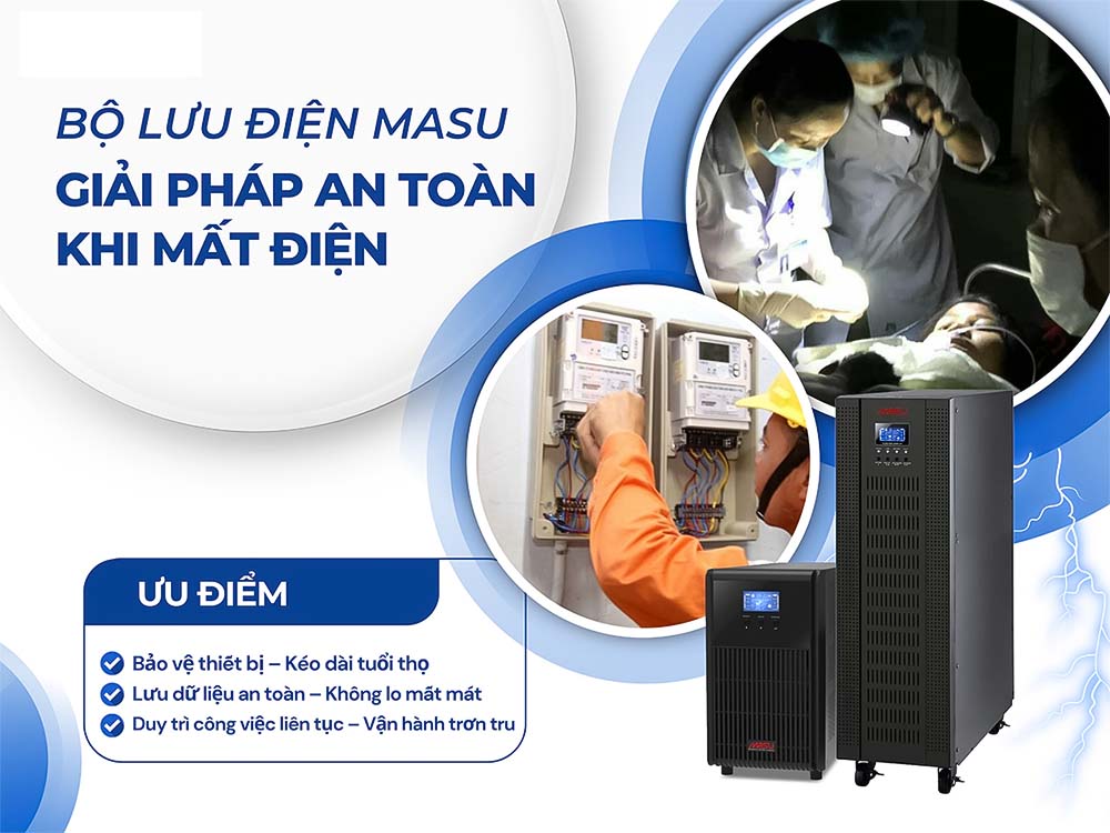 Đặc điểm nổi bật của bộ lưu điện Masu