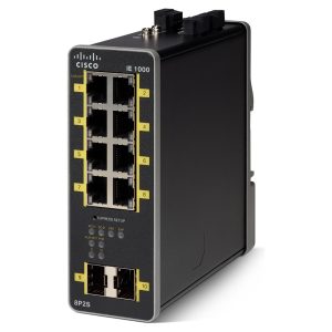 Switch công nghiệp Cisco IE-1000-8P2S-LM, 8 cổng FE hỗ trợ PoE 180W