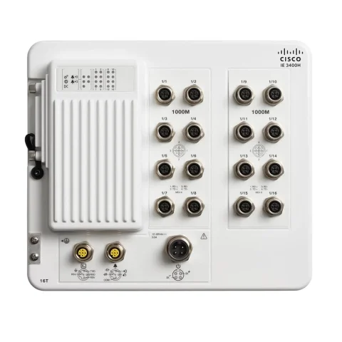 Switch công nghiệp Cisco IE-3400H-16T-E, 16 GE M12