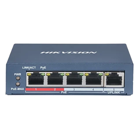 Switch mạng PoE DS-3E0105P-E 5 cổng HIKVISION