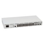 Góc nghiêng phải mặt trước switch Eltex MES2424 24 cổng RJ-45 + 4 cổng (SFP_SFP+)