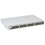 Góc nghiêng phải mặt trước switch chia mạng Eltex MES2448