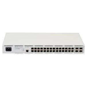Switch Eltex MES2428P 24 cổng đồng 1G POE + 4 cổng uplinks
