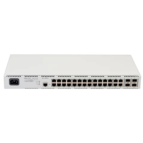 Switch Eltex MES2428P 24 cổng đồng 1G POE + 4 cổng uplinks