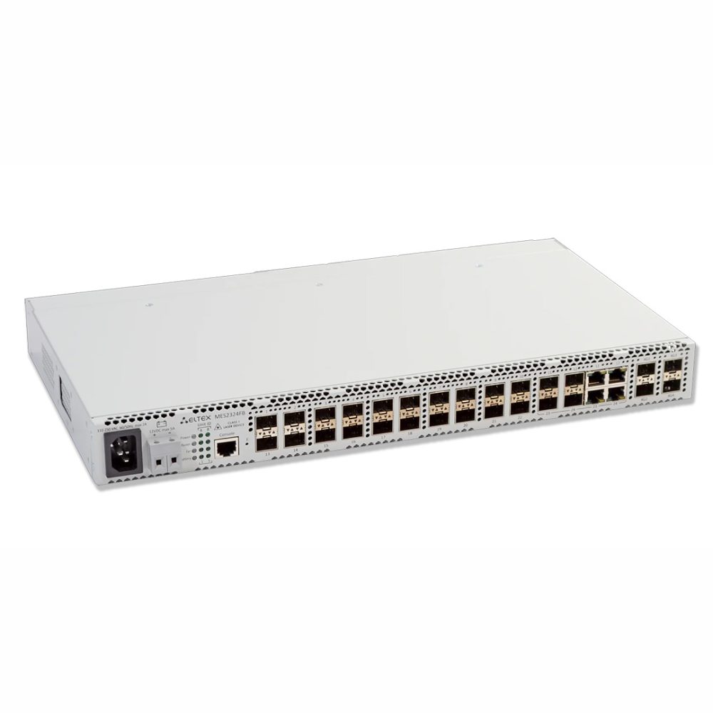 Switch mạng Eltex MES2324FB - 20 cổng quang + 4 cổng RJ45 + 4 SFP