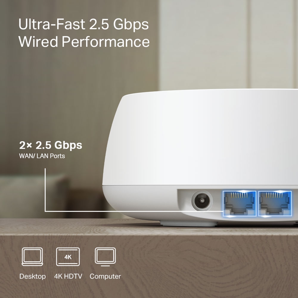 TP-Link Deco BE25 BE5000 – Hệ thống Wi-Fi Mesh chuẩn Wi-Fi 7