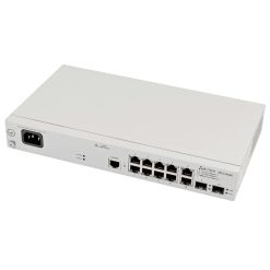 góc nghiêng trái mặt trước switch chia mạng Eltex MES2408C