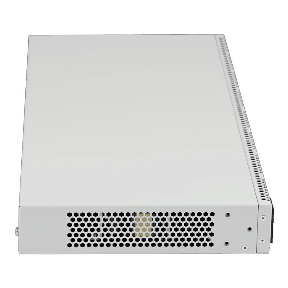 mặt cạnh hông góc nghiêng phải switch chia mạng Eltex MES2424B