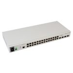 mặt trước góc nghiêng phải switch chia mạng eltex MES2428B