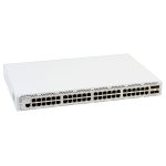 mặt trước góc nghiêng phải switch chia mạng Eltex MES2448B