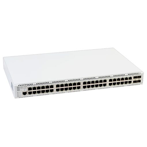 mặt trước góc nghiêng phải switch chia mạng Eltex MES2448B
