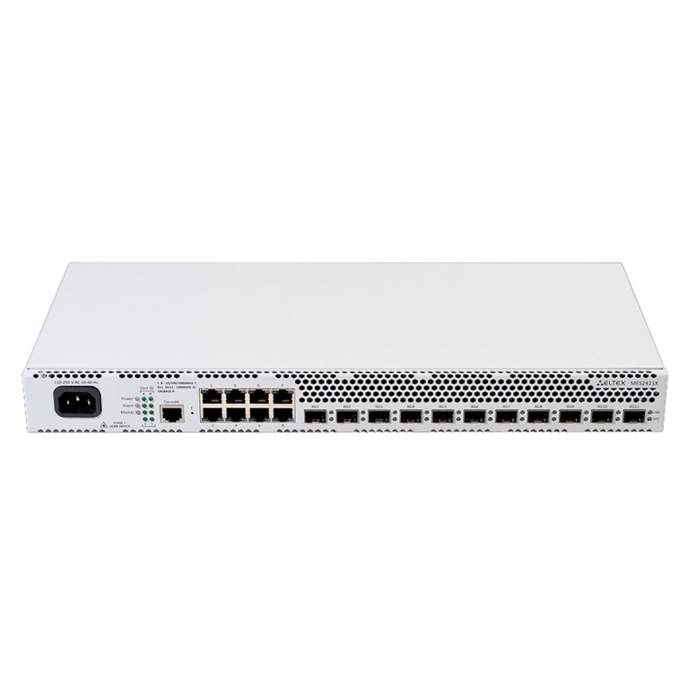 mặt trước switch chia mạng Eltex MES2411X