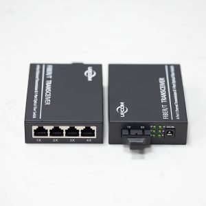 Bộ chuyển đổi quang điện Upcom MC104-S-20 4×10/100M Base-T(X)+1x100M FX