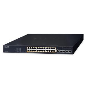 Switch Planet GS-6311-24PL4X 24 cổng 10/100/1000T 802.3at PoE + 4 cổng 10G SFP+